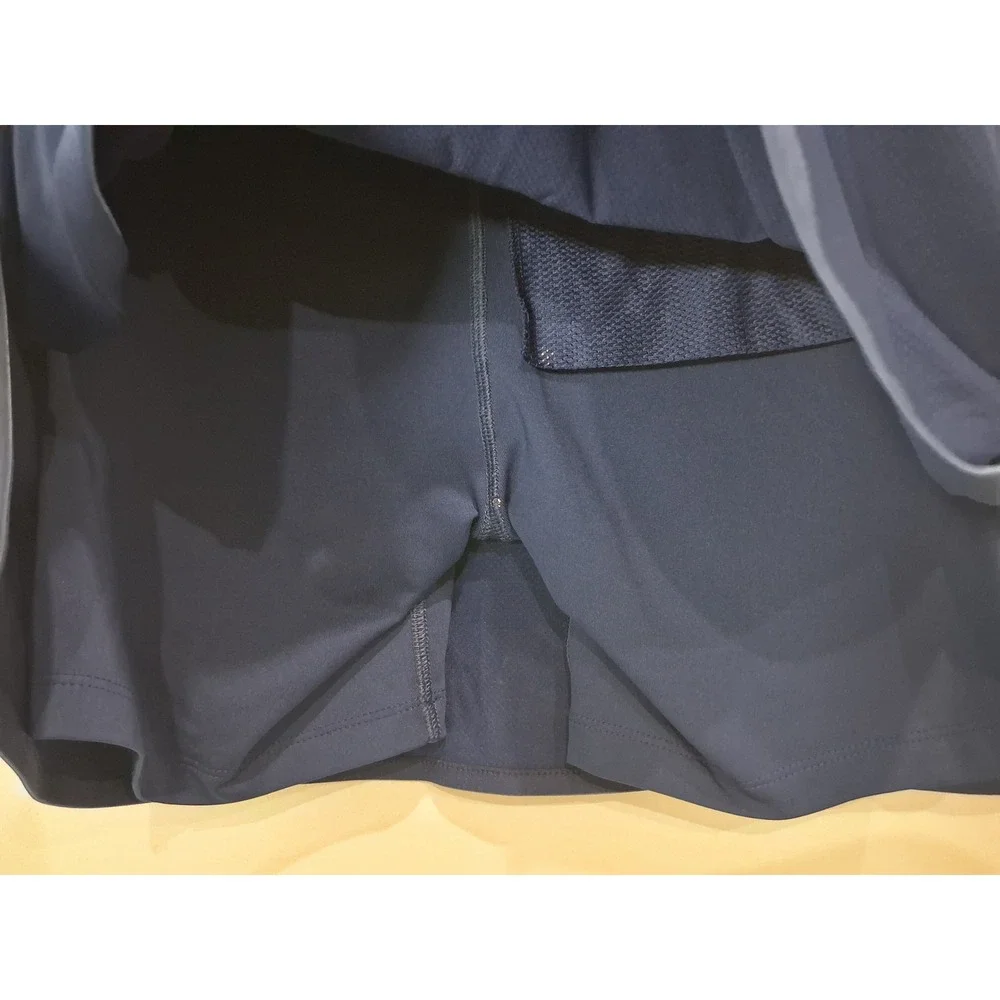 Nike Womens Dri-FIT Athletic Skort Navy Blue Tennis Golf Skirt Size Large